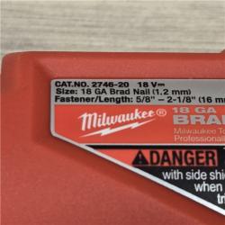 AS-IS Milwaukee M18 FUEL 18 Gauge Brad Nailer (TOOL ONLY)