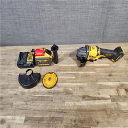 HOUSTON LOCATION - AS-IS DeWalt FLEXVOLT 60V Cordless 4-1/2 to 6 in. Grinder Kit W/ Battery & Charger