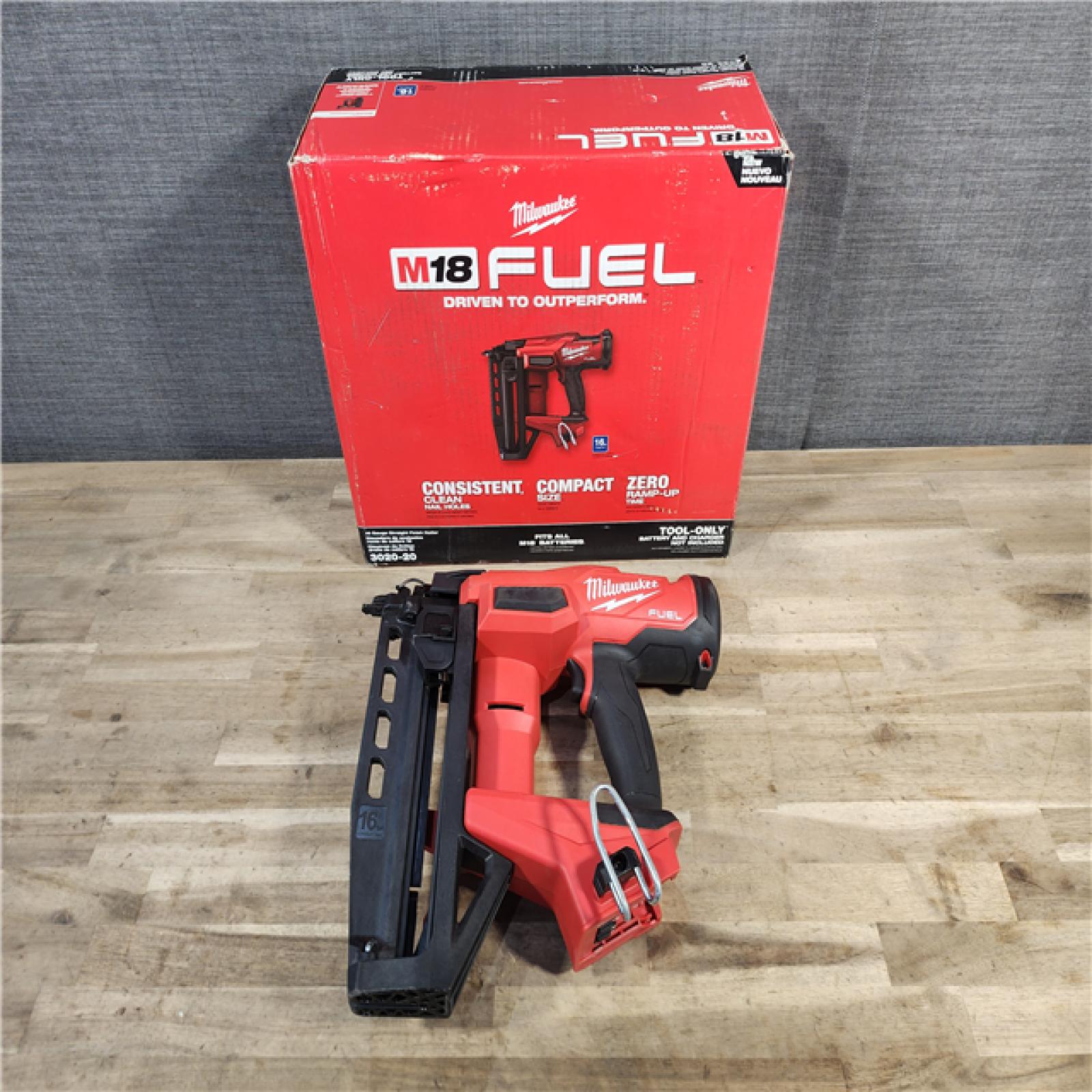HOUSTON LOCATION - AS-IS MILWAUKEE 18 GAUGE STRAIGHT FINISH NAILER (TOOL ONLY)