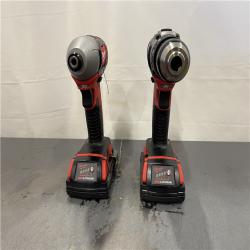 AS-IS - Milwaukee M18 18V Lithium-Ion Cordless Drill Driver/Impact Driver Combo Kit