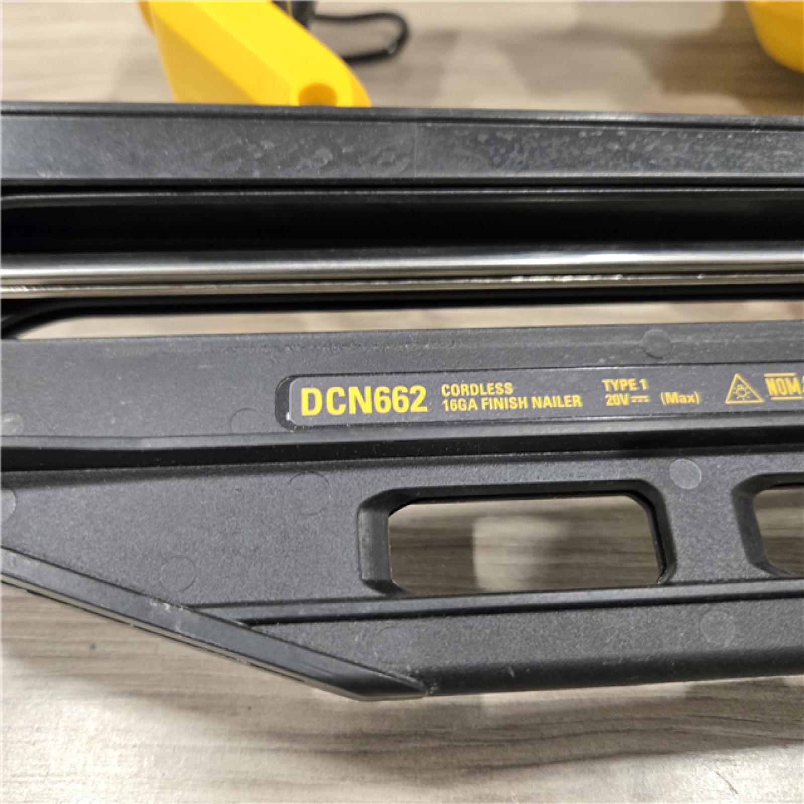 AS-IS DEWALT 20V MAX XR 16-Gauge Cordless Finish Nailer (Tool Only)