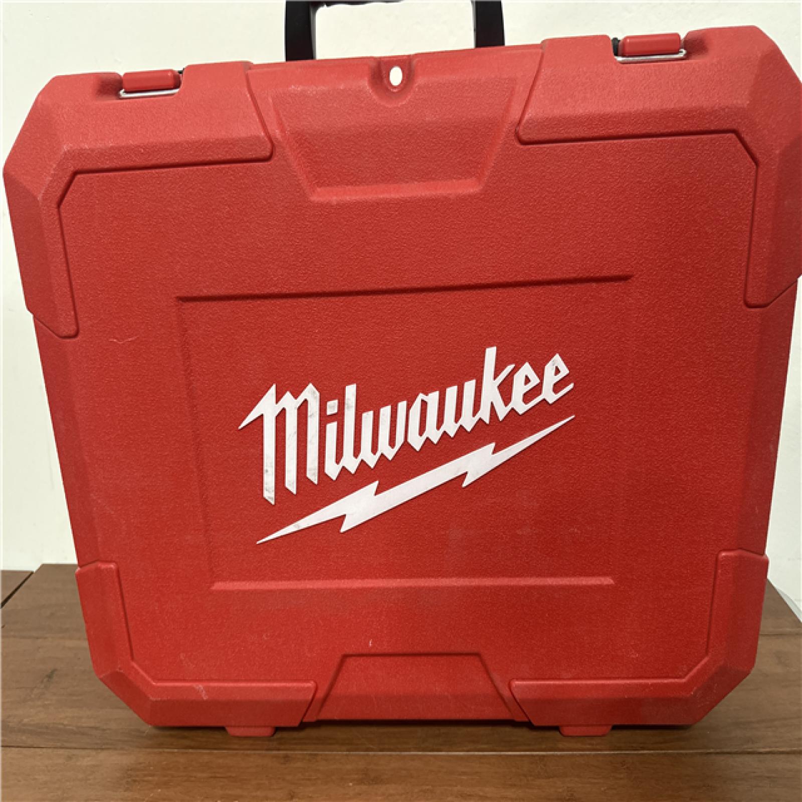 California AS-IS Milwaukee M18 Short Throw Press Tool Kit with Pex Crimp Jaws, Includes (2) Batteries, Charger & Hard Case