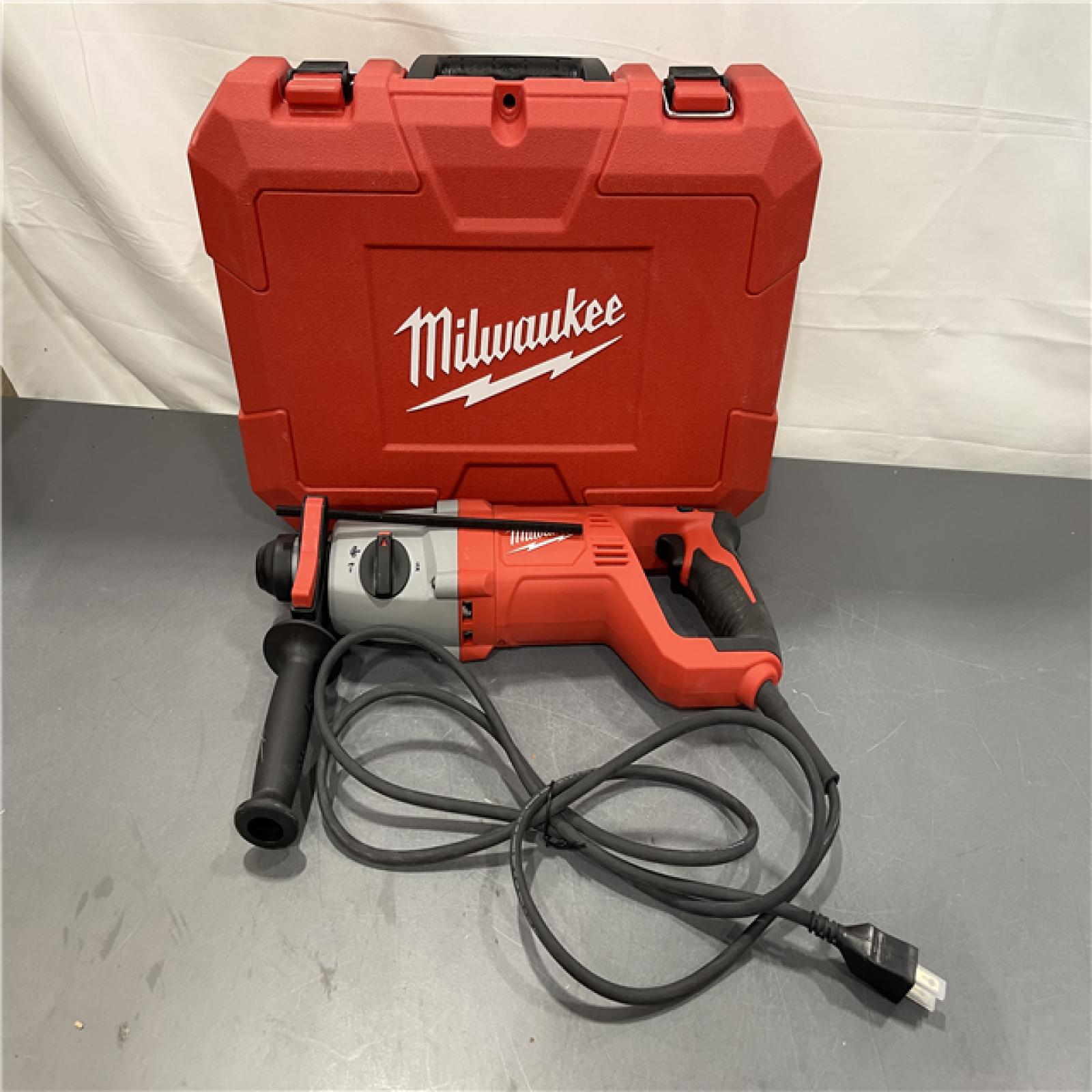 AS-IS - Milwaukee 1 in. SDS Plus D-Handle Rotary Handle w/ Case