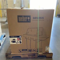 DALLAS LOCATION - Weber Genesis E-435 4-Burner Natural Gas Grill in Black with Side Burner