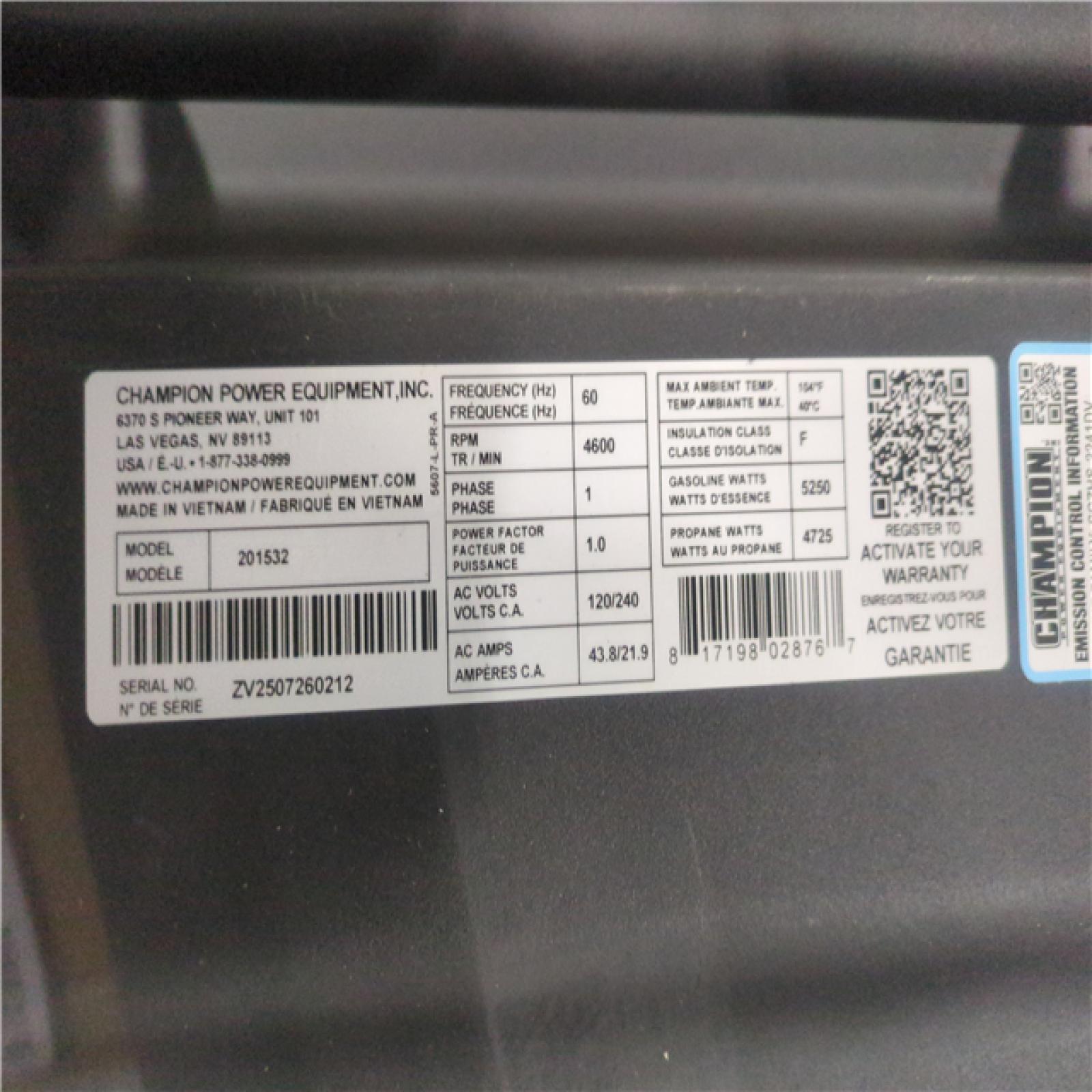 California AS-IS OUTDOOR POWER EQUIPMENT