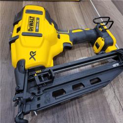 AS-IS  DeWalt DCN660D1 20V 16 Gauge Cordless Angled Finish Nailer Kit W/ 2Ah Battery