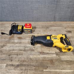 HOUSTON LOCATION - AS-IS FLEXVOLT 60V MAX Cordless Brushless Reciprocating Saw Kit with (1) FLEXVOLT 6.0Ah Battery