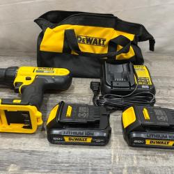 AS-IS DEWALT 20V MAX Cordless 1/2 in. Drill/Driver Kit