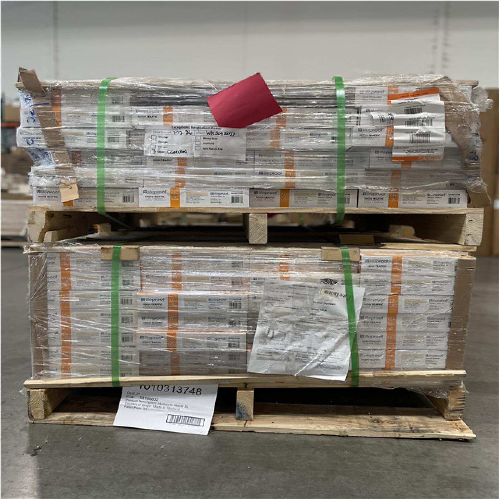 DALLAS LOCATION- LIFEPROOF Hudspeth Maple 22 MIL x 8.7 in. W x 59 in. L Waterproof Click Lock Luxury Vinyl Plank Flooring (49 CASES)