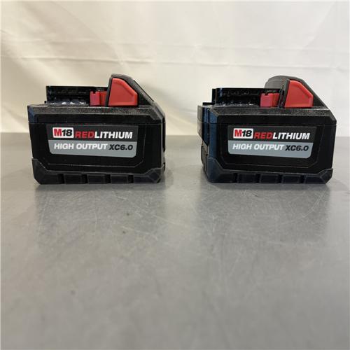 AS-IS - Milwaukee M18 18-Volt Lithium-Ion High Output 6.0Ah Battery Pack (2-Pack)