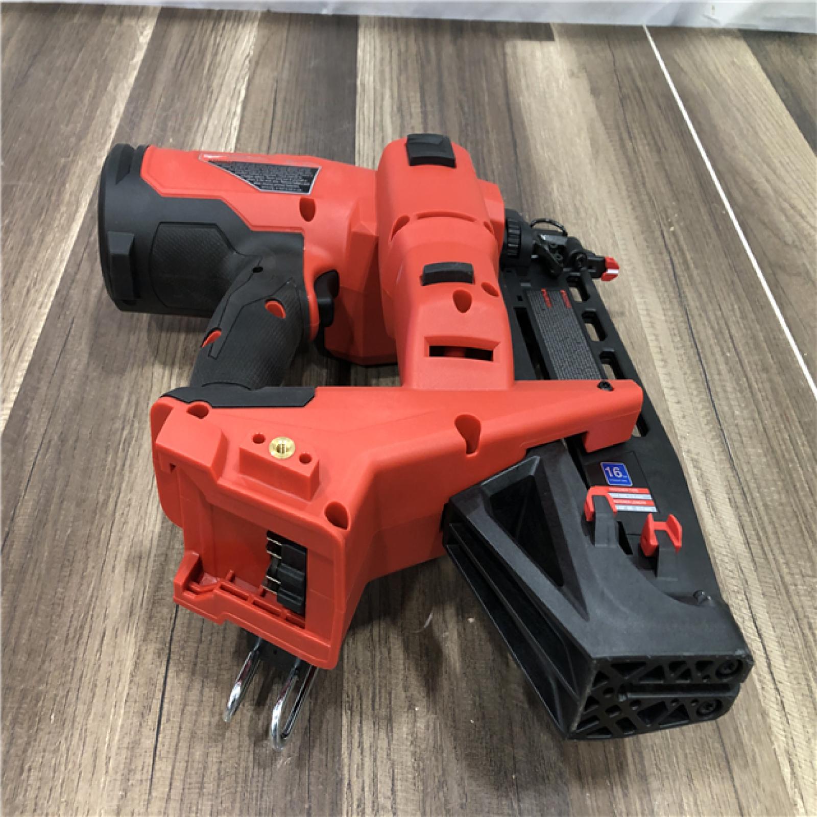 AS-IS Milwaukee FUEL 18-Volt Lithium-Ion Brushless Cordless Gen ll 16-Gauge Straight Finish Nailer (Tool Only)