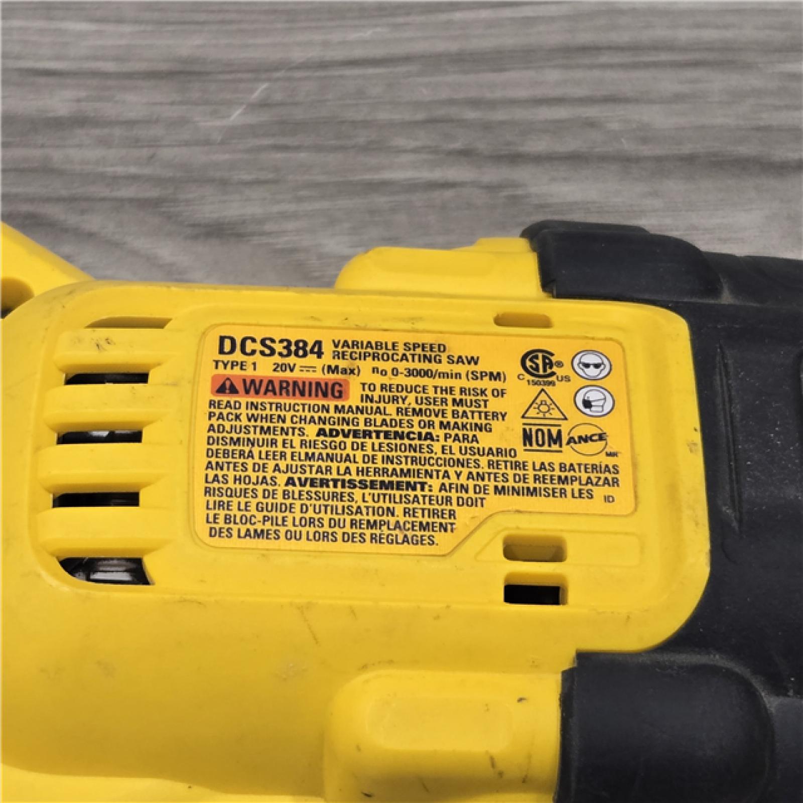 AS-IS DeWalt 20V MAX XR Cordless Reciprocating Saw (Tool-Only)