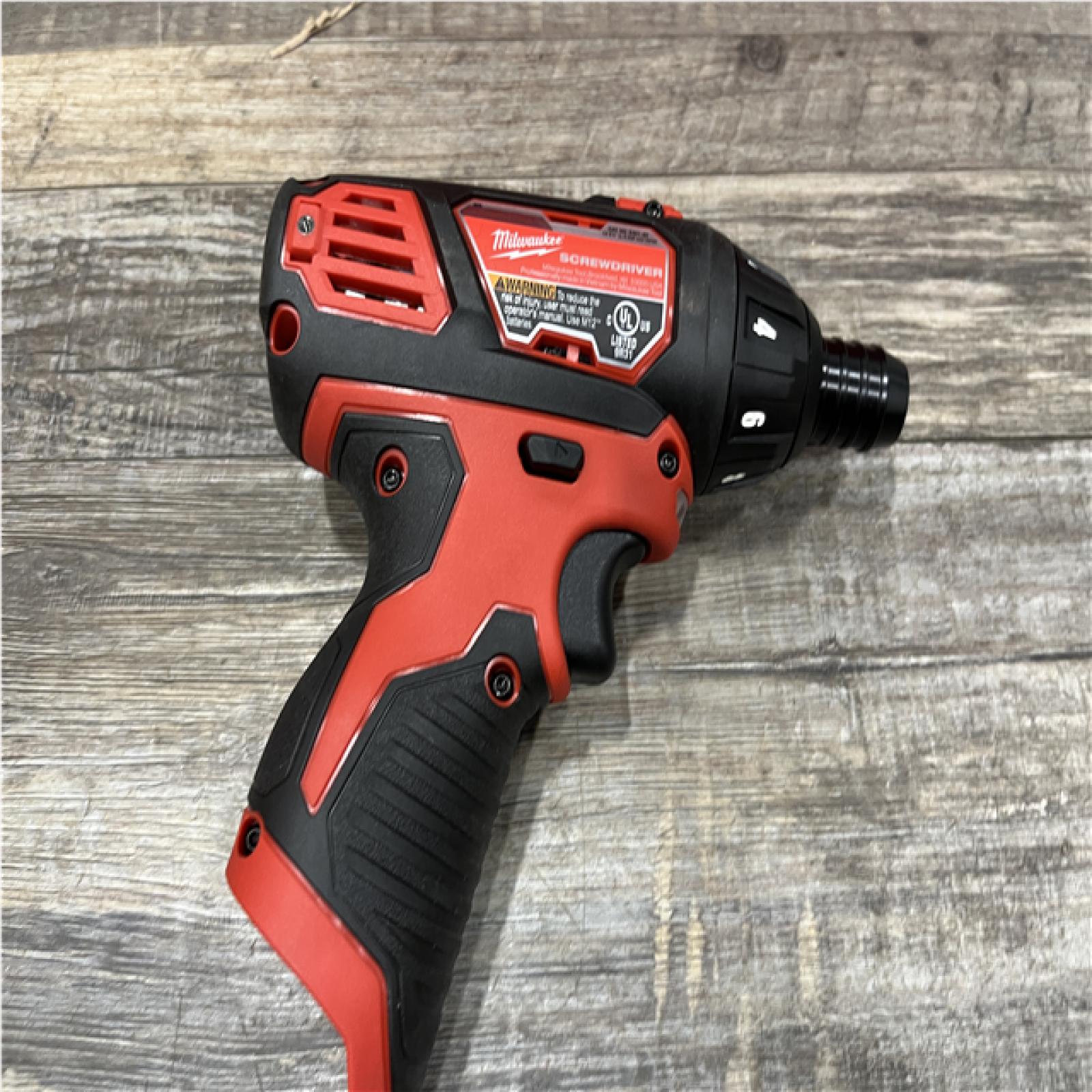 AS-IS Milwaukee 12V Lithium-Ion Cordless 1/4 in. Hex Screwdriver Kit