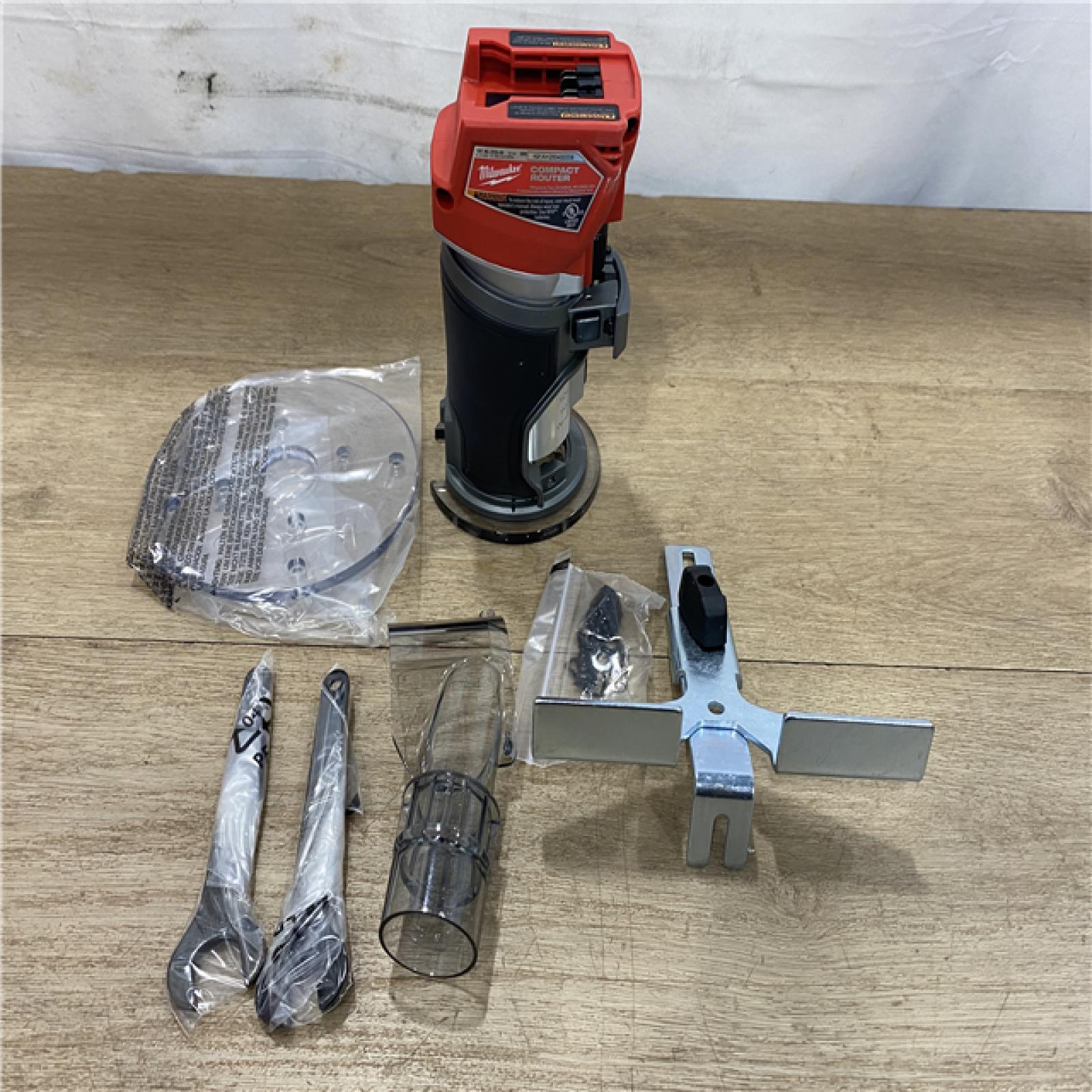 AS-IS Milwaukee FUEL 18V Lithium-Ion Brushless Cordless Compact Router (Tool-Only)
