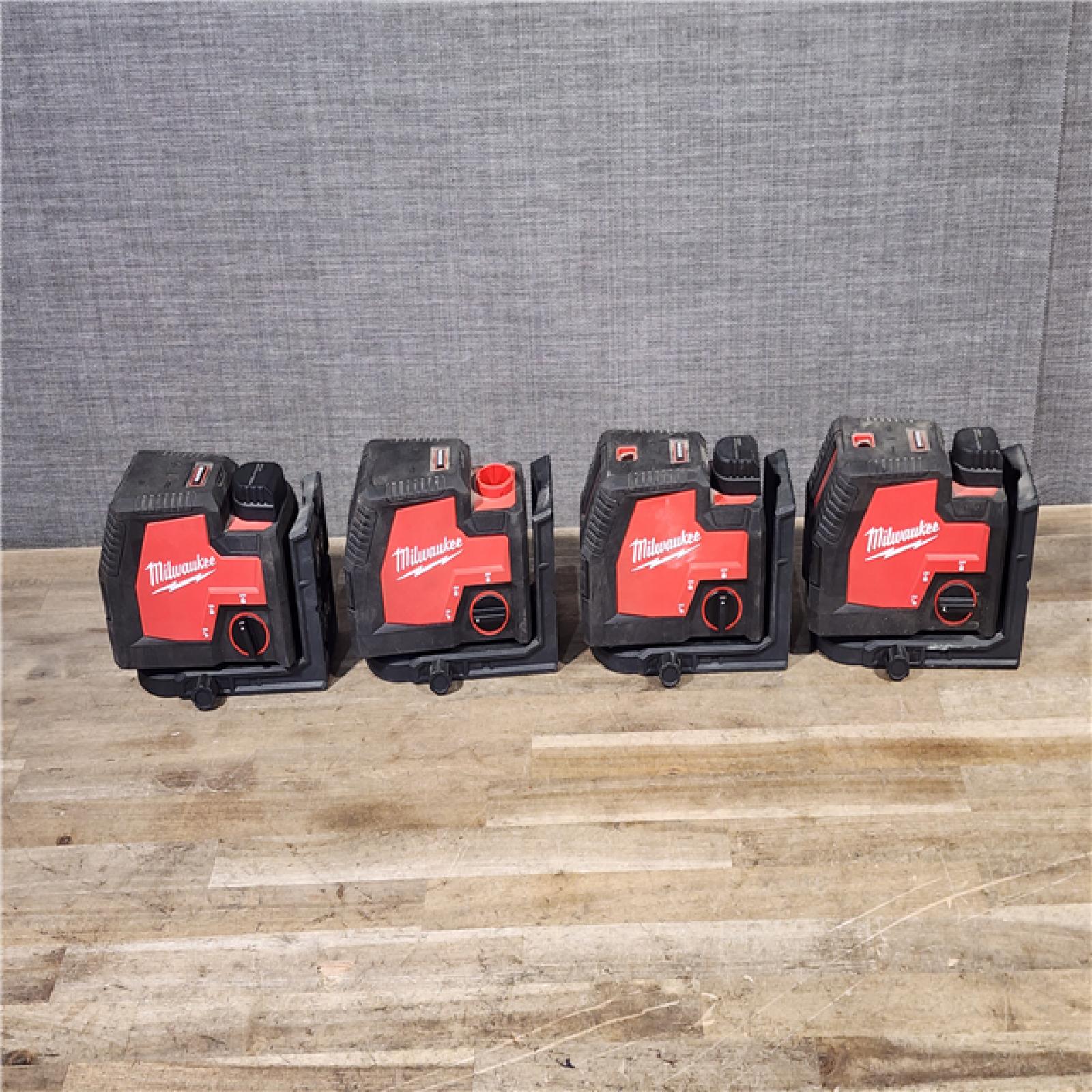 HOUSTON LOCATION - AS-IS MILWAUKEE 4 LASER TOOL COMBO