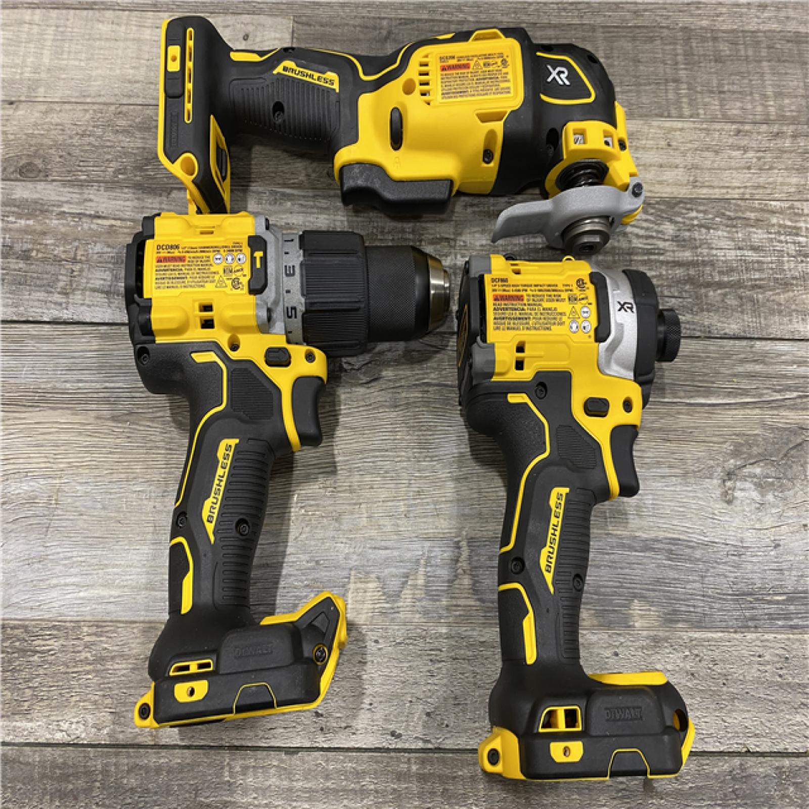 AS-IS DEWALT 20V MAX Lithium-Ion Cordless 3-Tool Combo Kit