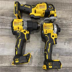 AS-IS DEWALT 20V MAX Lithium-Ion Cordless 3-Tool Combo Kit