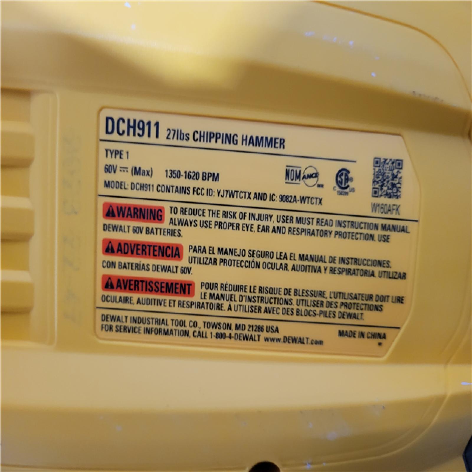 CALIFORNIA AS-IS DEWALT 27 LB CHIPPING HAMMER