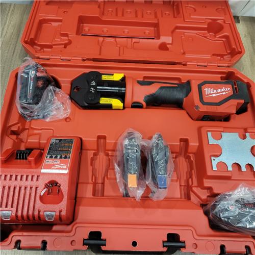 AS-IS  Milwaukee 2674-22P - M18 Short Throw Press Tool Kit - Viega PureFlow & T.