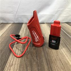 AS-IS Milwaukee Men's Large 12-Volt Lithium-Ion Cordless Tough Shell Black Heated Jacket with