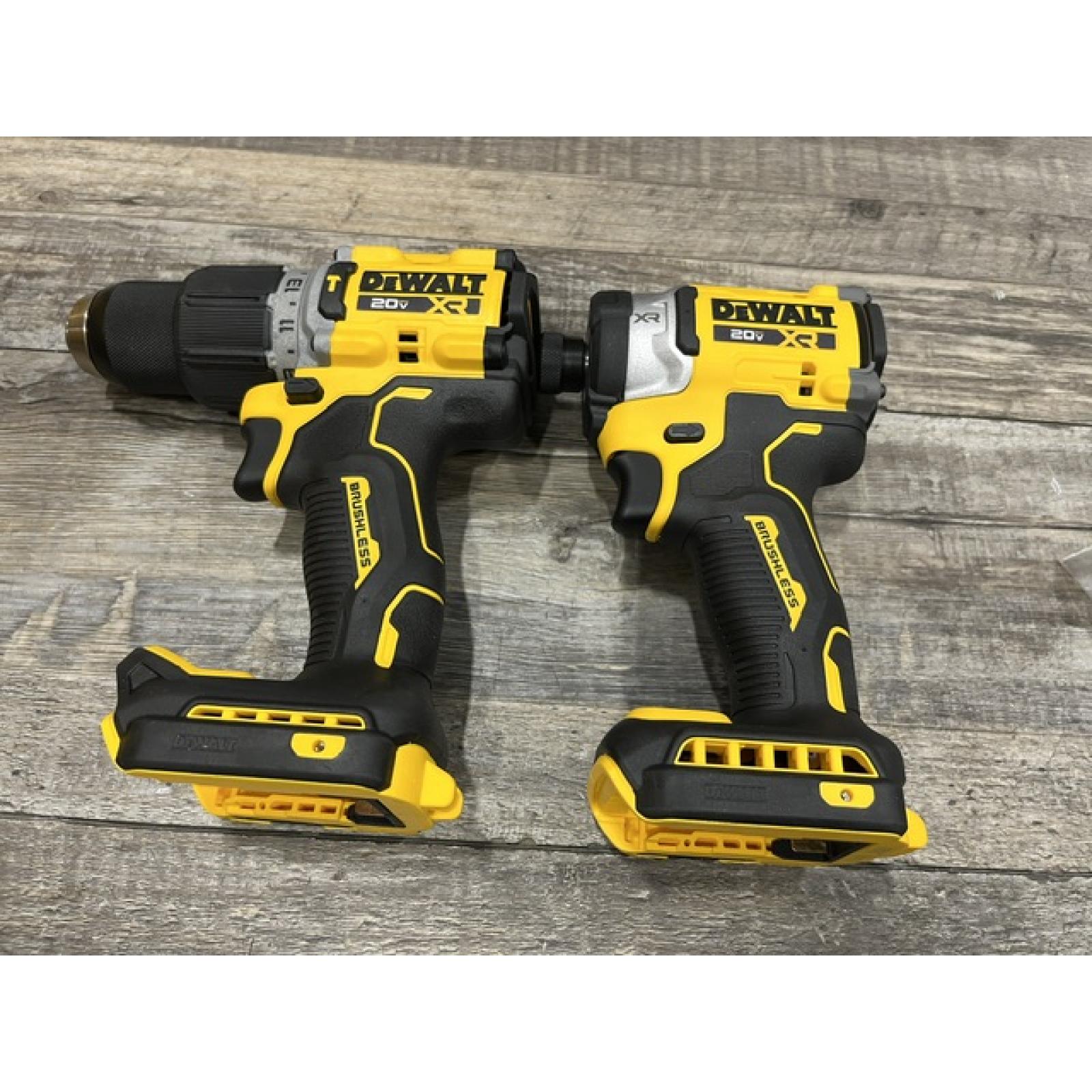 AS-IS DEWALT 20V XR Lithium-Ion Cordless 2-Tool Combo Kit