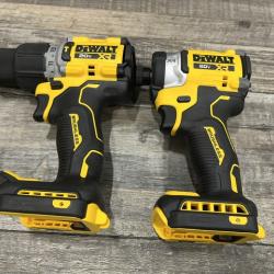AS-IS DEWALT 20V XR Lithium-Ion Cordless 2-Tool Combo Kit