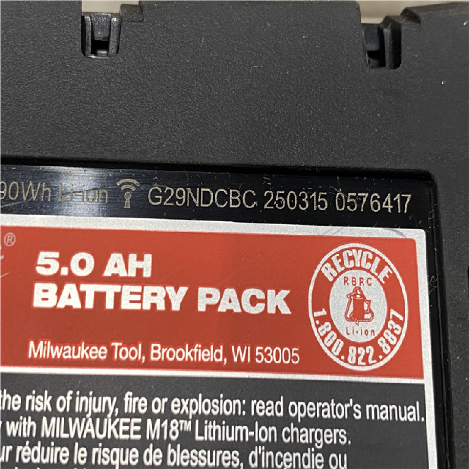 AS-IS Milwaukee FUEL 18V Lithium-Ion Brushless Cordless Hammer Drill and Impact Driver Combo Kit