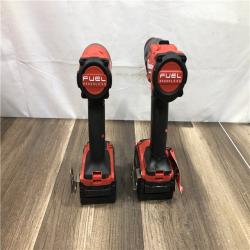 AS-IS Milwaukee  FUEL 18V Lithium-Ion Brushless Cordless Hammer Drill and Impact Driver Combo Kit