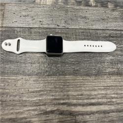 AS-IS Apple Watch (Series 3) 38 mm- Sport Band Silver