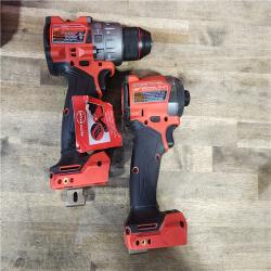 HOUSTON LOCATION - AS-IS MILWAUKEE FUEL 18V Lithium-Ion Brushless Cordless Hammer Drill and Impact Driver Combo Kit (2-Tool) with 2 Batteries