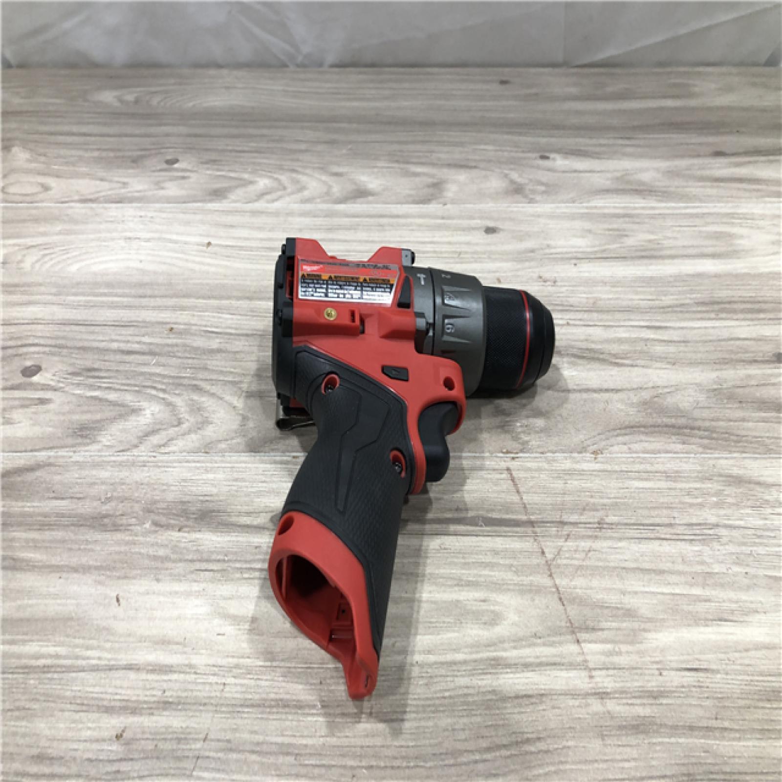 AS-IS Milwaukee 3404-20 12V M12 FUEL Lithium-Ion Cordless 1/2 Hammer Drill/Driver (Tool Only)