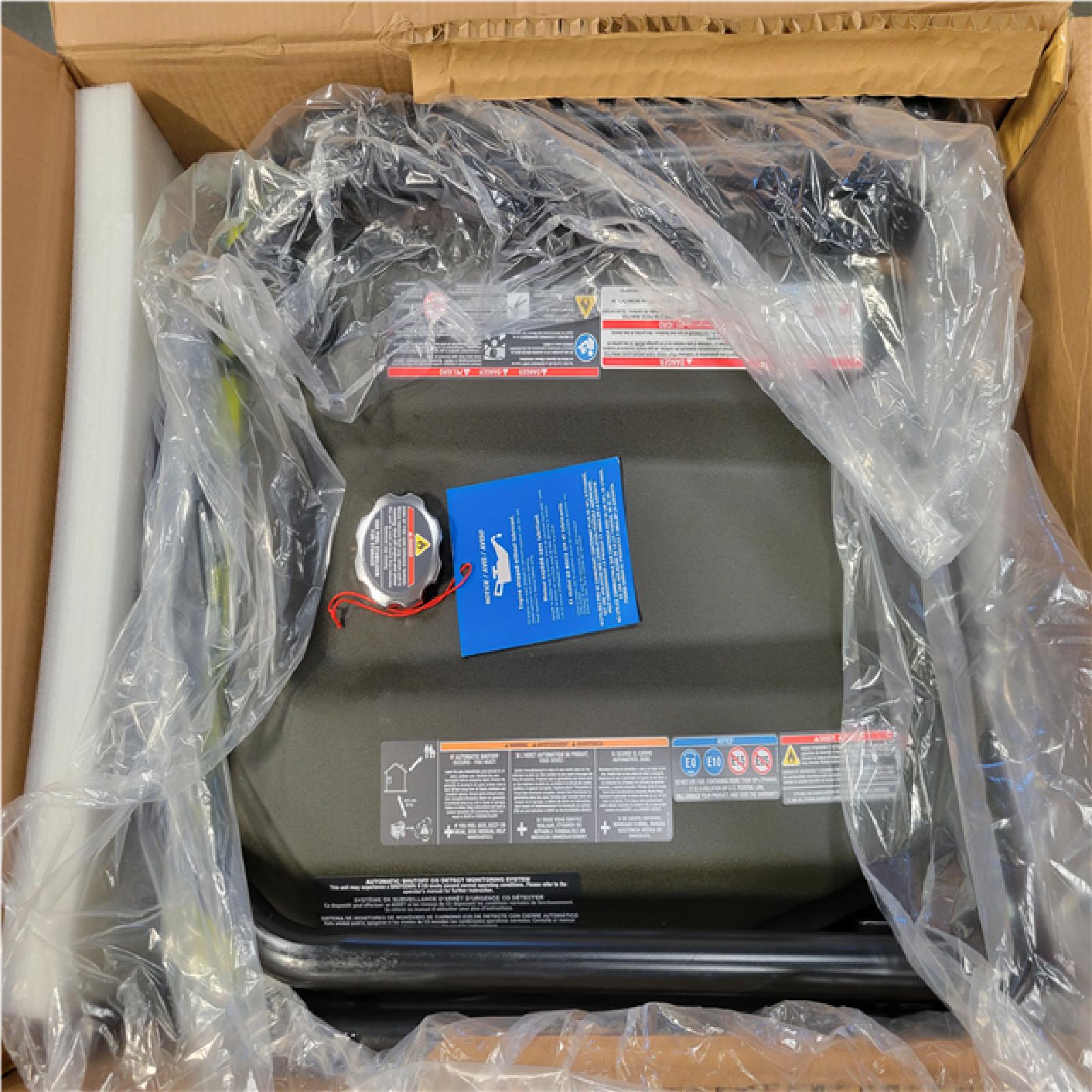 CALIFORNIA AS-IS RYOBI 6 500- WATT PORTABLE GENERATOR