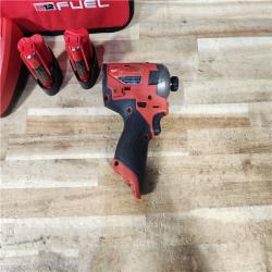 HOUSTON LOCATION - AS - IS Milwaukee FUEL SURGE 12V Lithium-Ion Brushless Cordless 1/4 in. Hex Impact Driver Compact Kit