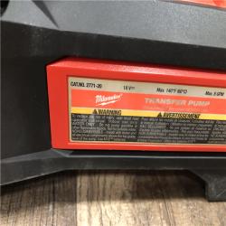 AS-IS Milwaukee 18-Volt 1/4 HP Lithium-Ion Cordless Transfer Pump (Tool Only)