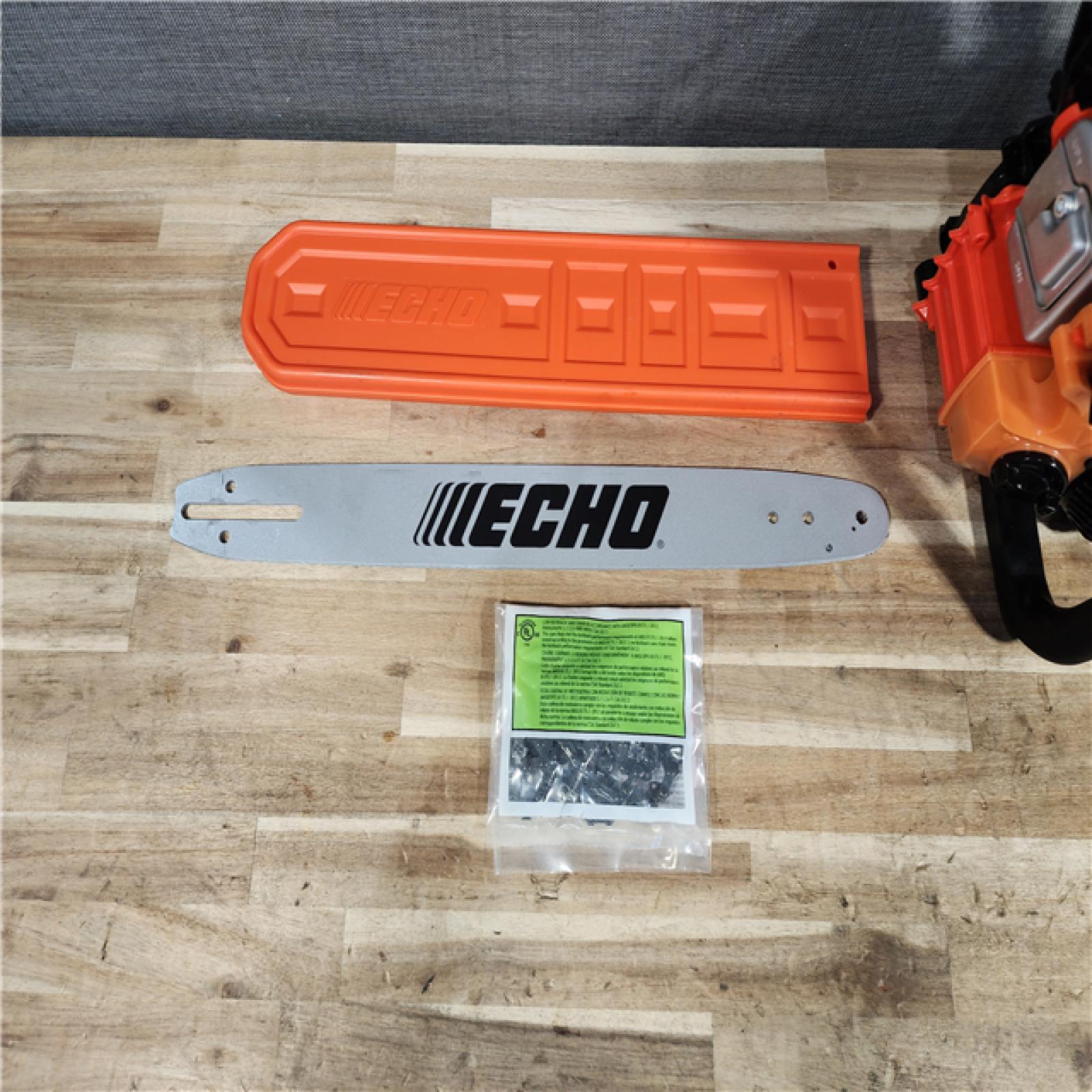 HOUSTON LOCATION - AS-IS (APPEARS LIKE NEW) Echo CS-3510-16 34.4cc 16  2 Stroke Gas Lightweight Rear Handle Chainsaw