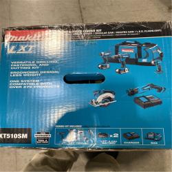 18-Volt LXT Lithium-Ion Cordless Combo Kit (5-Tool) with (2) 3.0 Ah Batteries, Rapid Charger and Tool Bag