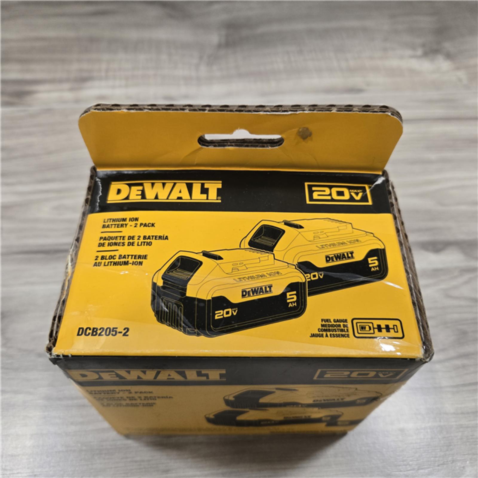 NEW! - DEWALT 20V MAX XR Premium 5.0Ah Battery Pack (2 Pack)