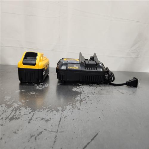 AS-IS- DEWALT 20V MAX Lithium-Ion 6.0 Ah Battery and Charger