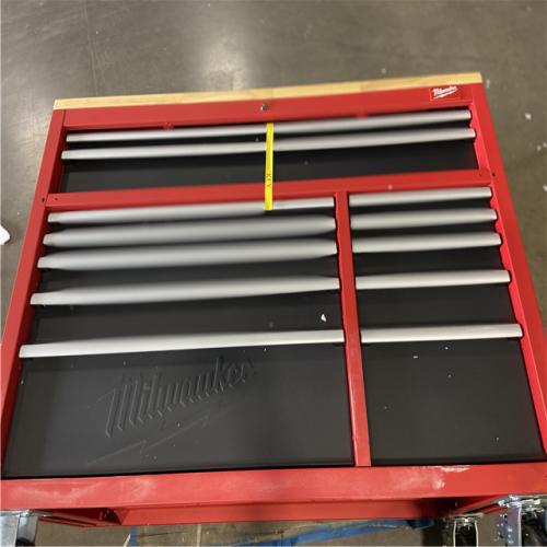 DALLAS LOCATION - Milwaukee Tool Storage 52 in. W x 22 in. D Heavy Duty Red Mobile Workbench Cabinet