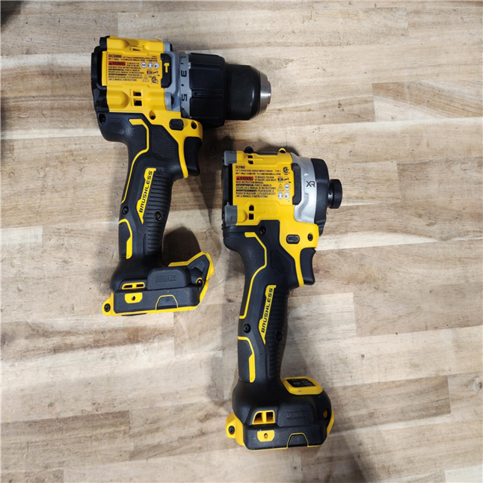 HOUSTON LOCATION - AS-IS DEWALT 20V Lithium-Ion Cordless 2-Tool Combo Kit