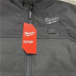 AS-IS Milwaukee Men's X-Large 12-Volt Lithium-Ion Cordless Axis Black Heated Vest Kit