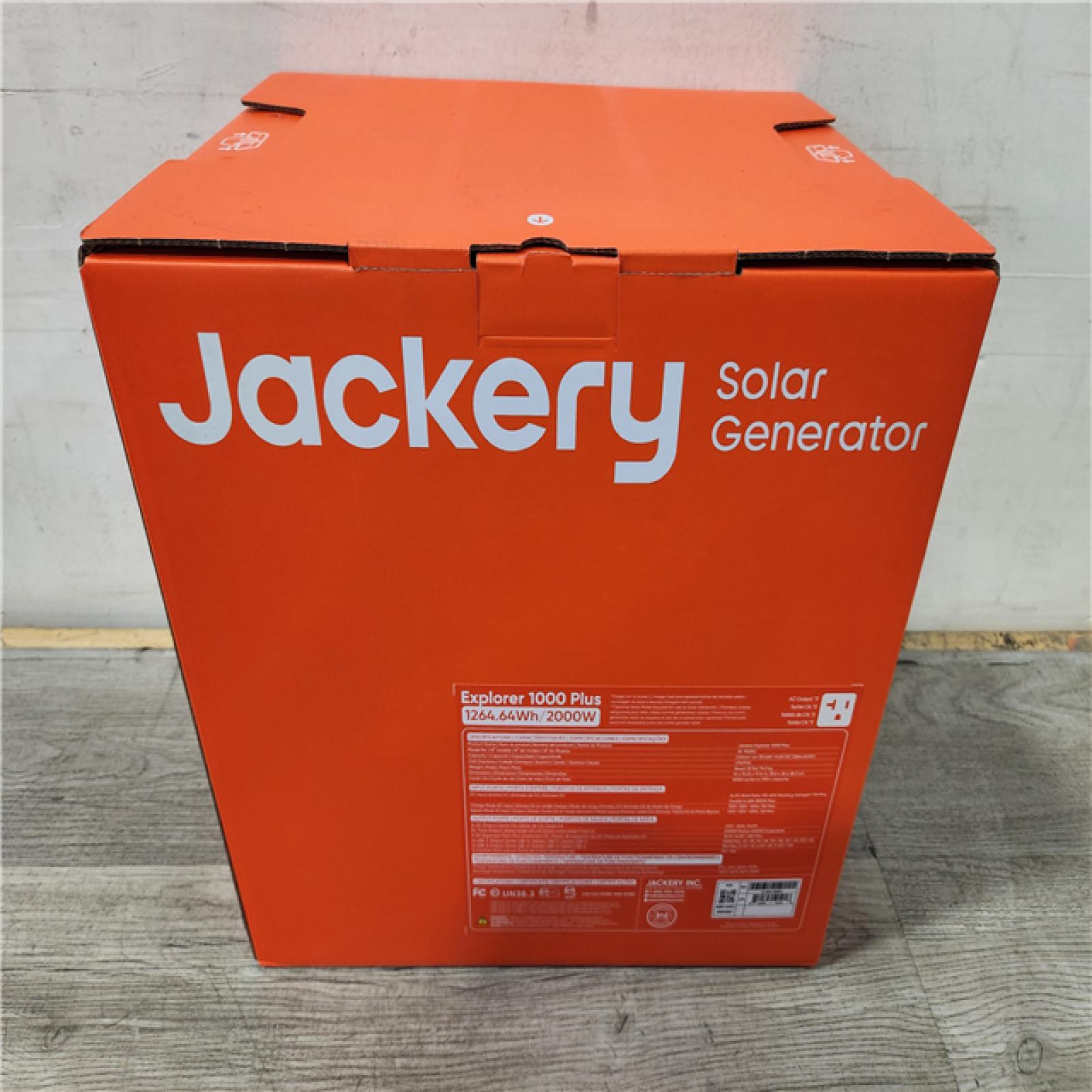 Phoenix Location NEW Jackery Solar Generator Explorer 1000 Plus 1264.64Wh/2000W Model No. JE-1000C