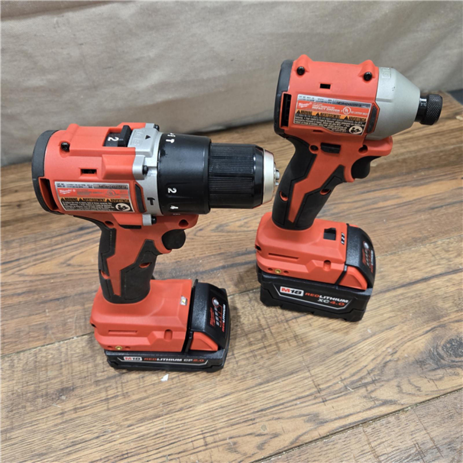 AS-IS Milwaukee M18 Compact Brushless 2-Tool Combo Kit