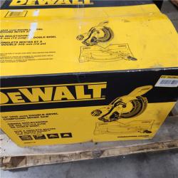 AS-IS DEWALT 12 in. 15 Amp Compound Double Bevel Miter Saw