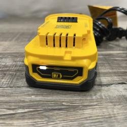 AS-IS DEWALT 20V MAX XR POWERSTACK Lithium-Ion Battery Starter Kit with 1.7Ah Battery and Charger