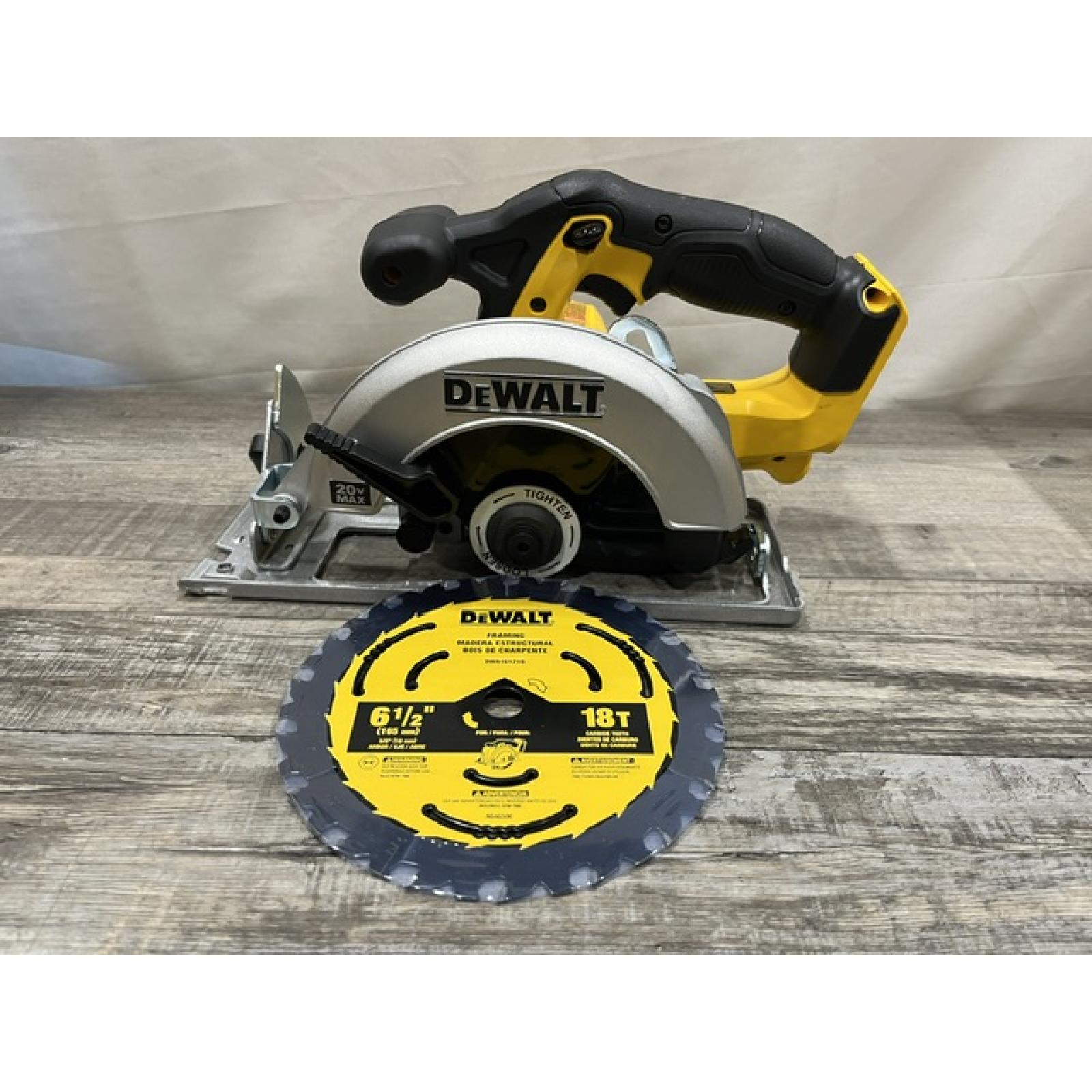 AS-IS DEWALT 20V MAX Cordless 6.5 in. Sidewinder Style Circular Saw (Tool Only)