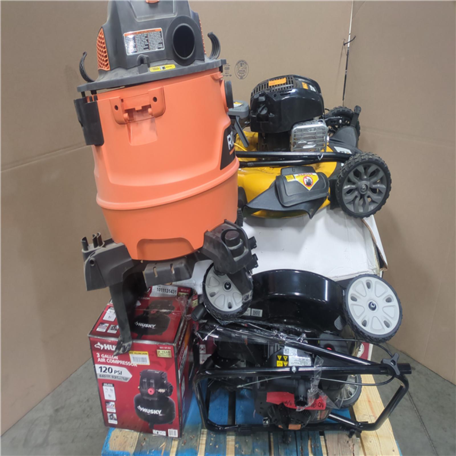 CALIFORNIA AS-IS OUTDOOR POWER EQUIPMENT