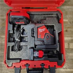 HOUSTON LOCATION - AS-IS Milwaukee-3632-21 M12 Green Beam Laser 360° 3-Plane Kit