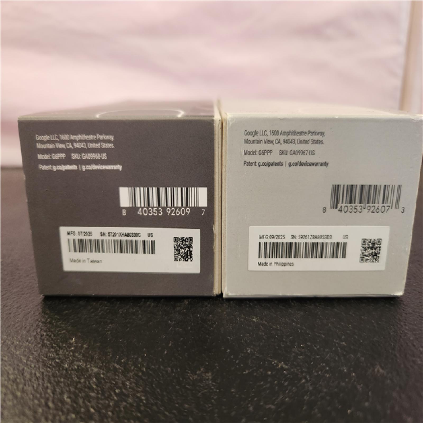 Phoenix AS-IS Google Nest Doorbell (Wired  3rd Gen) - Smart Wi-Fi Video Doorbell Camera (2-Pack)