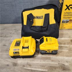 HOUSTON LOCATION - AS-IS (APPEARS LIKE NEW) DEWALT 20V XR Lithium-Ion Cordless Hammer Drill Kit with 8.0 Ah Battery, Charger and Kit Bag
